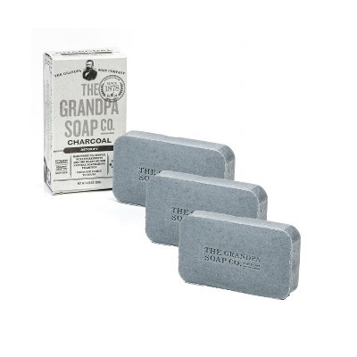 The Grandpa Soap Company Charcoal Detoxify Bar Soap 4.25 Oz Pack of 3 | Target
