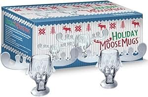 Holiday Moose Mugs - All the Fun of Christmas Vacation in a Gift Box Set of 2 | Amazon (US)