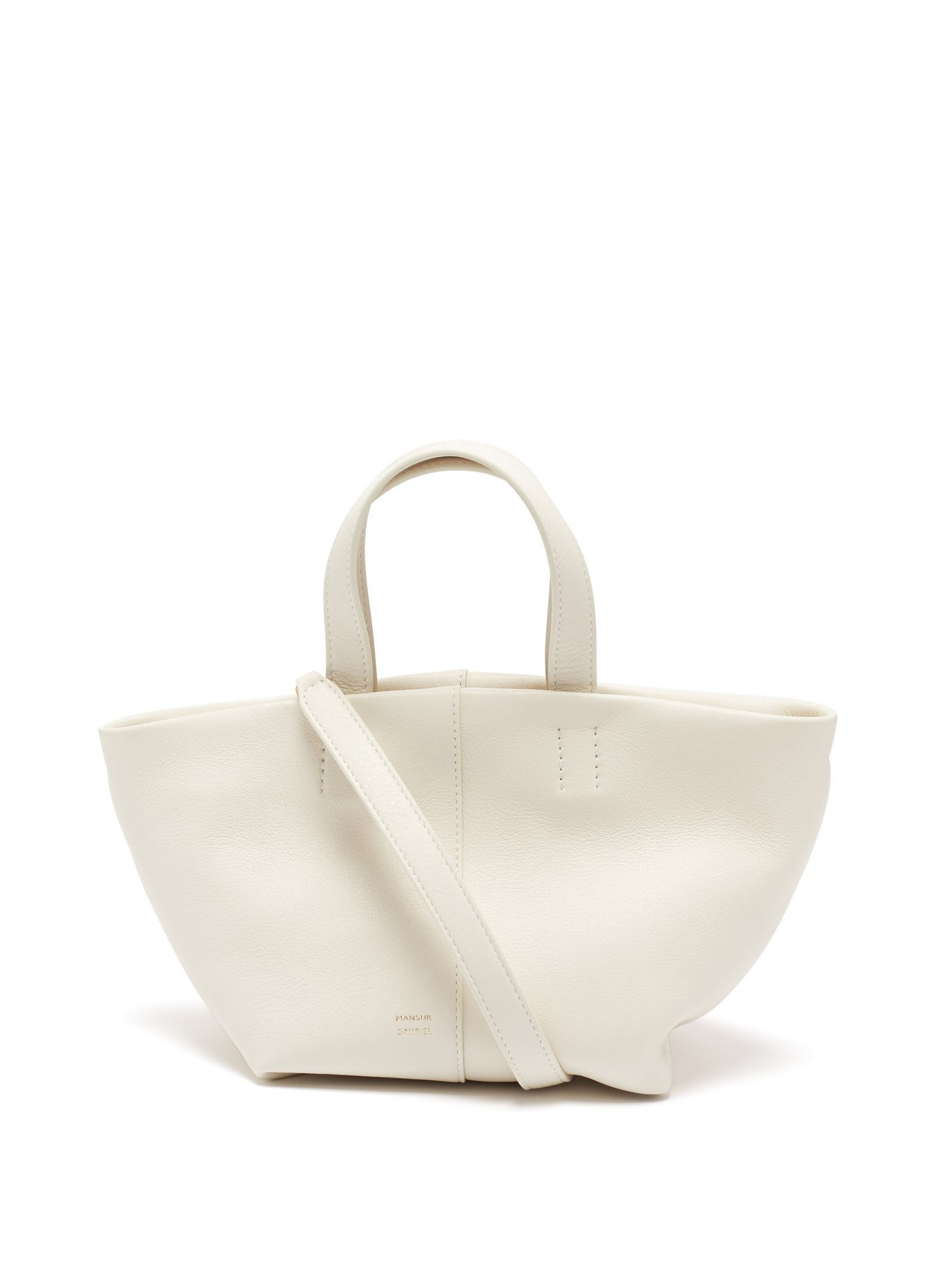 Tulipano mini leather tote bag | Mansur Gavriel | Matches (US)