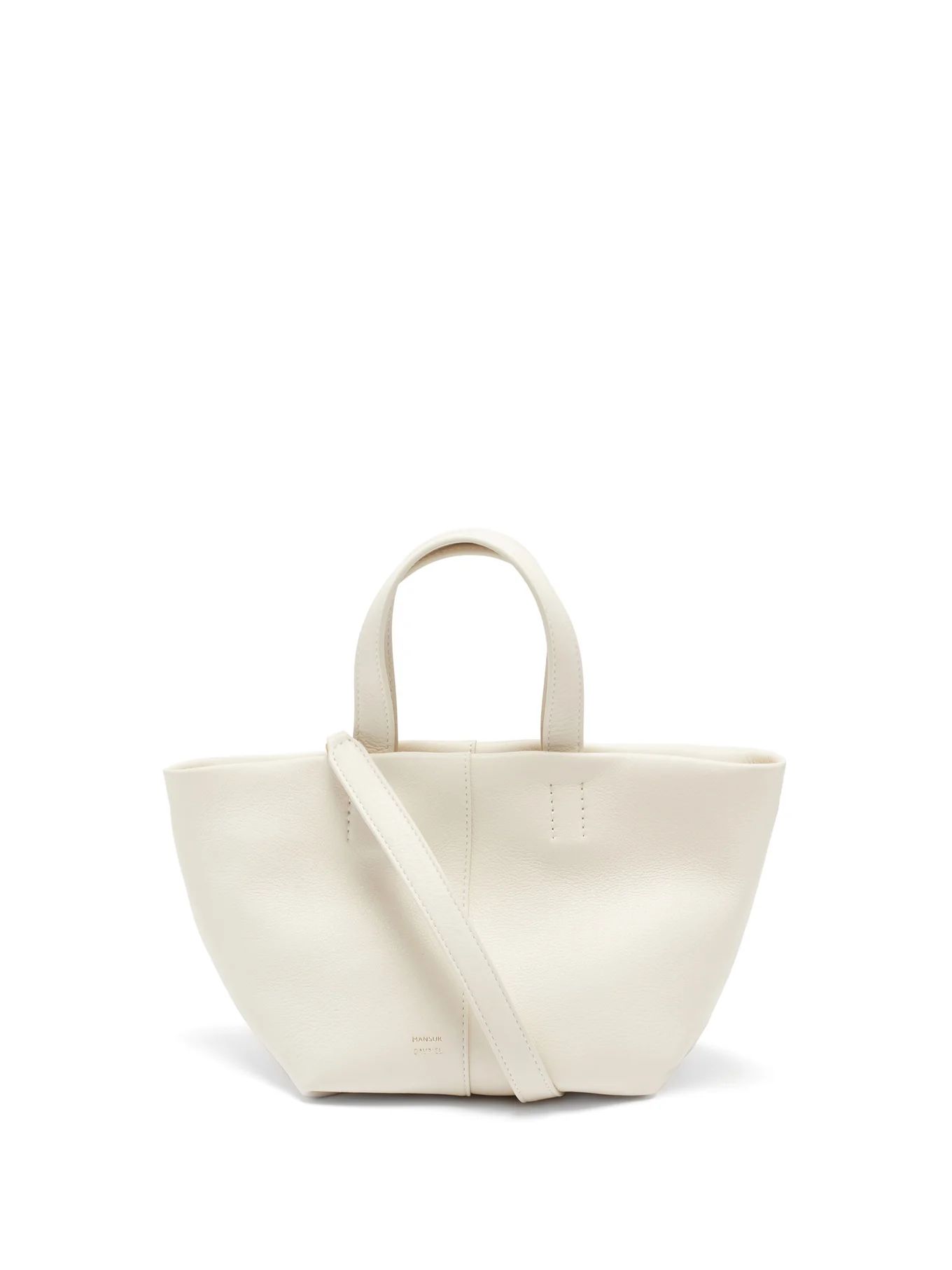 Tulipano mini leather tote bag | Mansur Gavriel | Matches (US)
