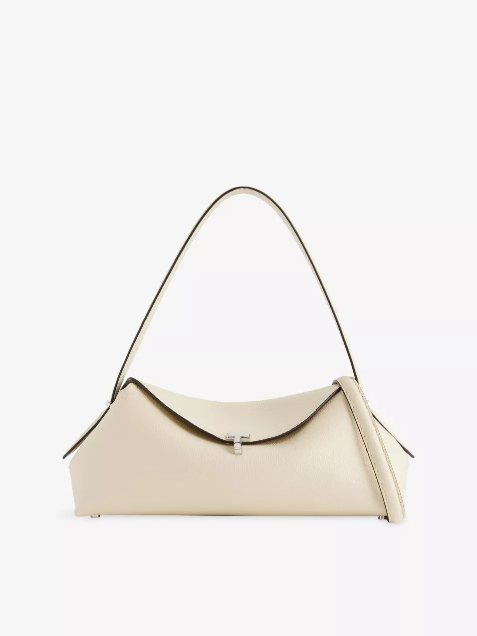 T-Lock Logo Leather Shoulder Bag | Selfridges