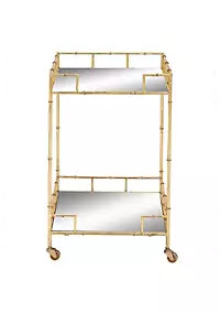 Monroe Lane Traditional Metal Bar Cart | Belk