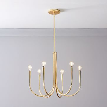 Swoop Arm Chandelier | West Elm (US)