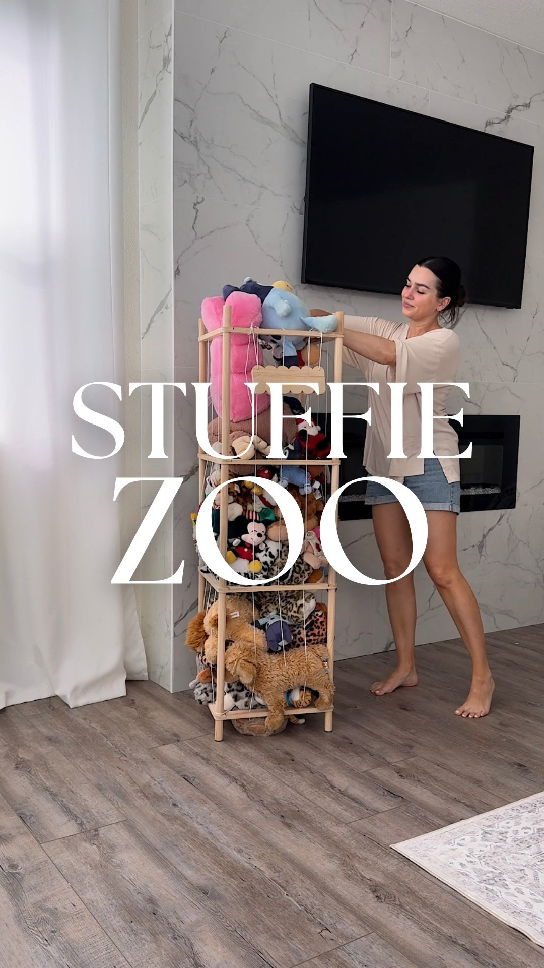 This is such a cool way to organize your kids stuffed animals 🧸 plus they will love cleaning their toys up too, so it’s a win-win!

stuffed animal storage, plushie organizer, kids room storage, playroom decor, declutter toys, kids room ideas, amazon find, amazon home #amazonhome 

#LTKHome #LTKmomlife #LTKKids