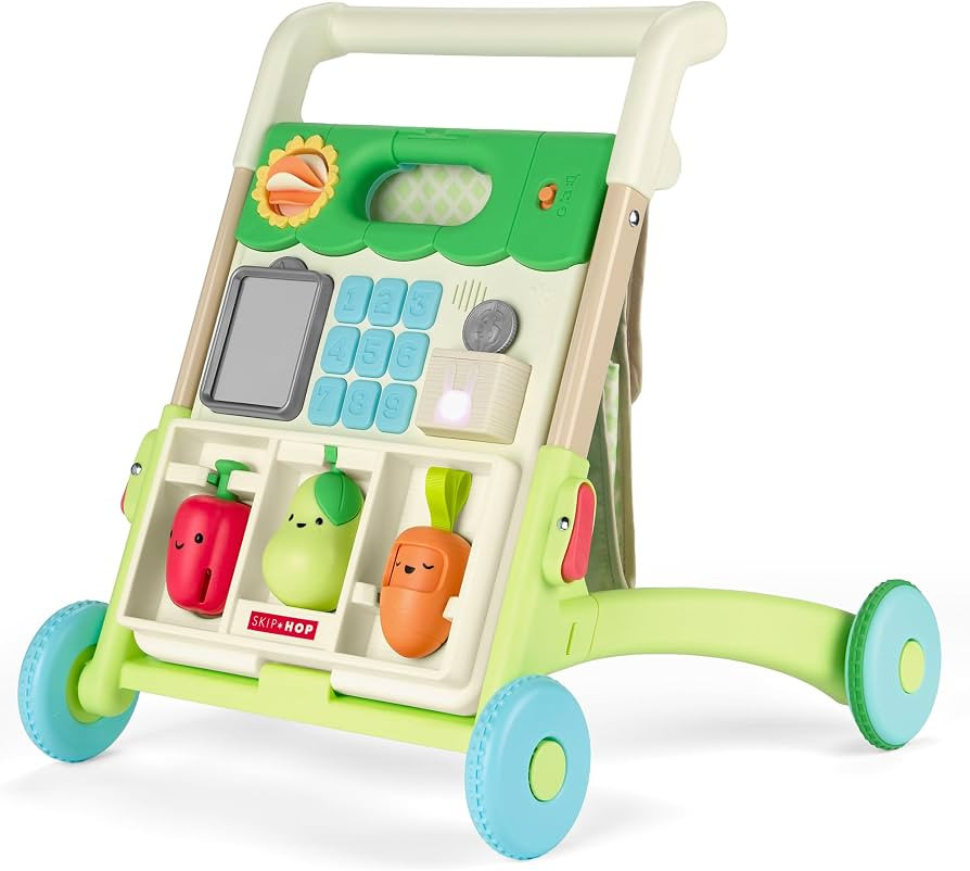 Skip Hop Baby Walker 5-in-1 Sit to Stand Convertible Light Up Walker with 50+ Activities for Deve... | Amazon (US)