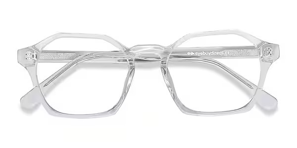 Orchid Geometric Clear Full Rim Eyeglasses | Eyebuydirect | EyeBuyDirect.com