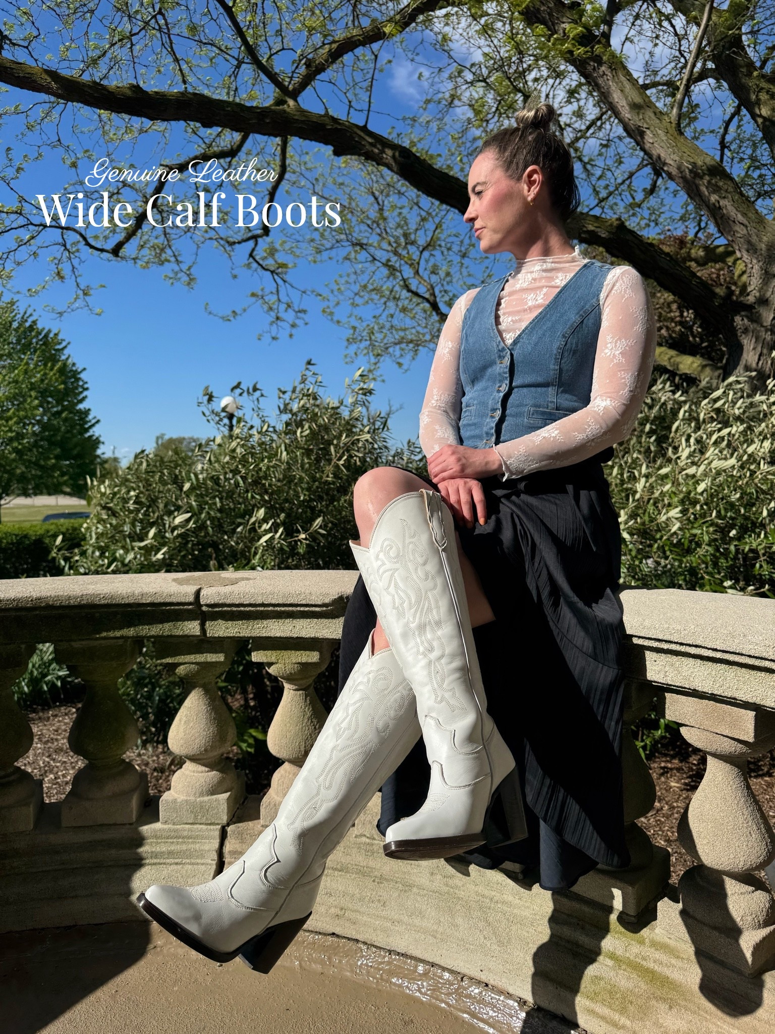 This took literally years but I have finally found genuine leather, high quality knee high cowgirl boots that fit over my dancer calves. (And needless to say… I will be taking these dancing!)

These Fontleroy luxury wide-calf boots are handcrafted from real leather, designed for long term wear, not fast fashion. Each pair is designed to comfortably fit calves up to 18”

They’re so pretty yet durable, you can wear them to festivals, rodeos, line dancing, dinner (and just imagine these white one for bachelorette and wedding events!)

#ad #FontleroyBoots #FontleroyWideCalfBoots #Fontleroy  

@Fontleroy

#LTKootd #LTKMidsize #LTKPlusSize