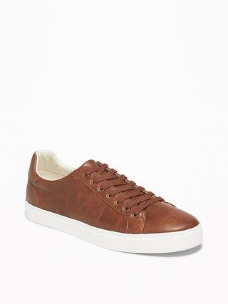 Faux-Leather Sneakers for Men | Old Navy (US)