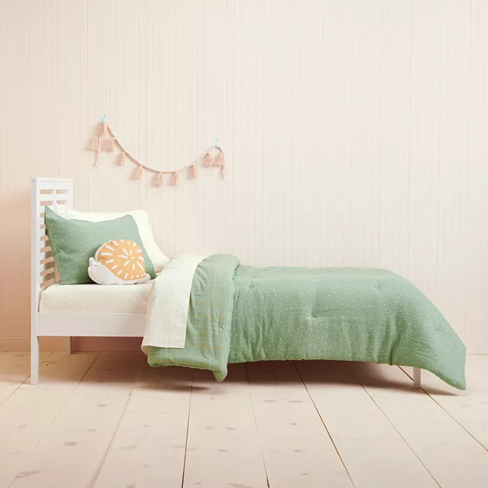 Little Co. By Lauren Conrad Green Polka-Dot Comforter Set | Kohls | Kohl's