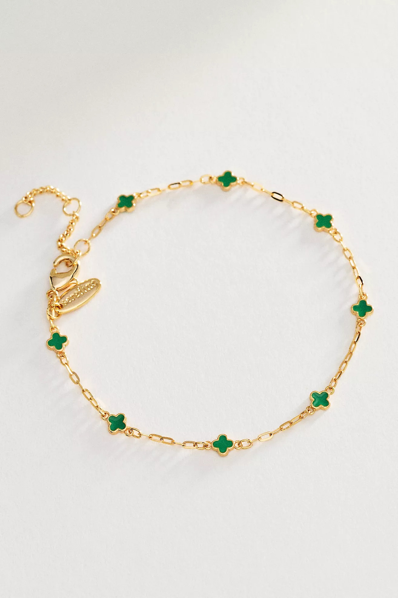 Clover Chain Wrap Bracelet | Anthropologie (US)