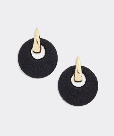 Thread Wrap Gold Earrings | vineyard vines