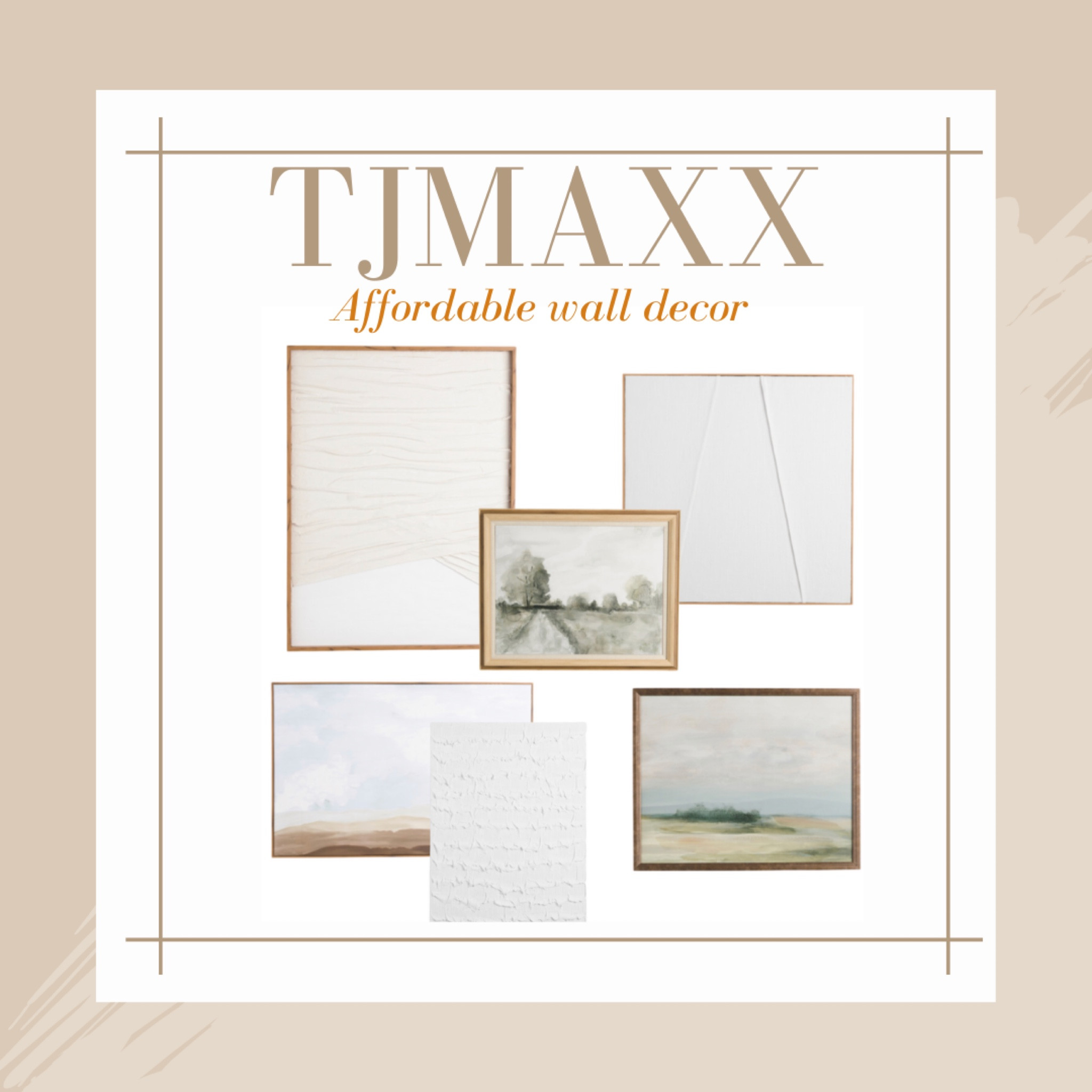 TJMaxx has the most affordable wall decor, that will brighten up any space. 

#ltkhome #walldecor #ltkunder50