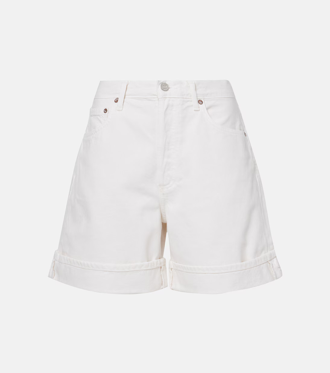 Dame high-rise denim shorts | Mytheresa (US/CA)