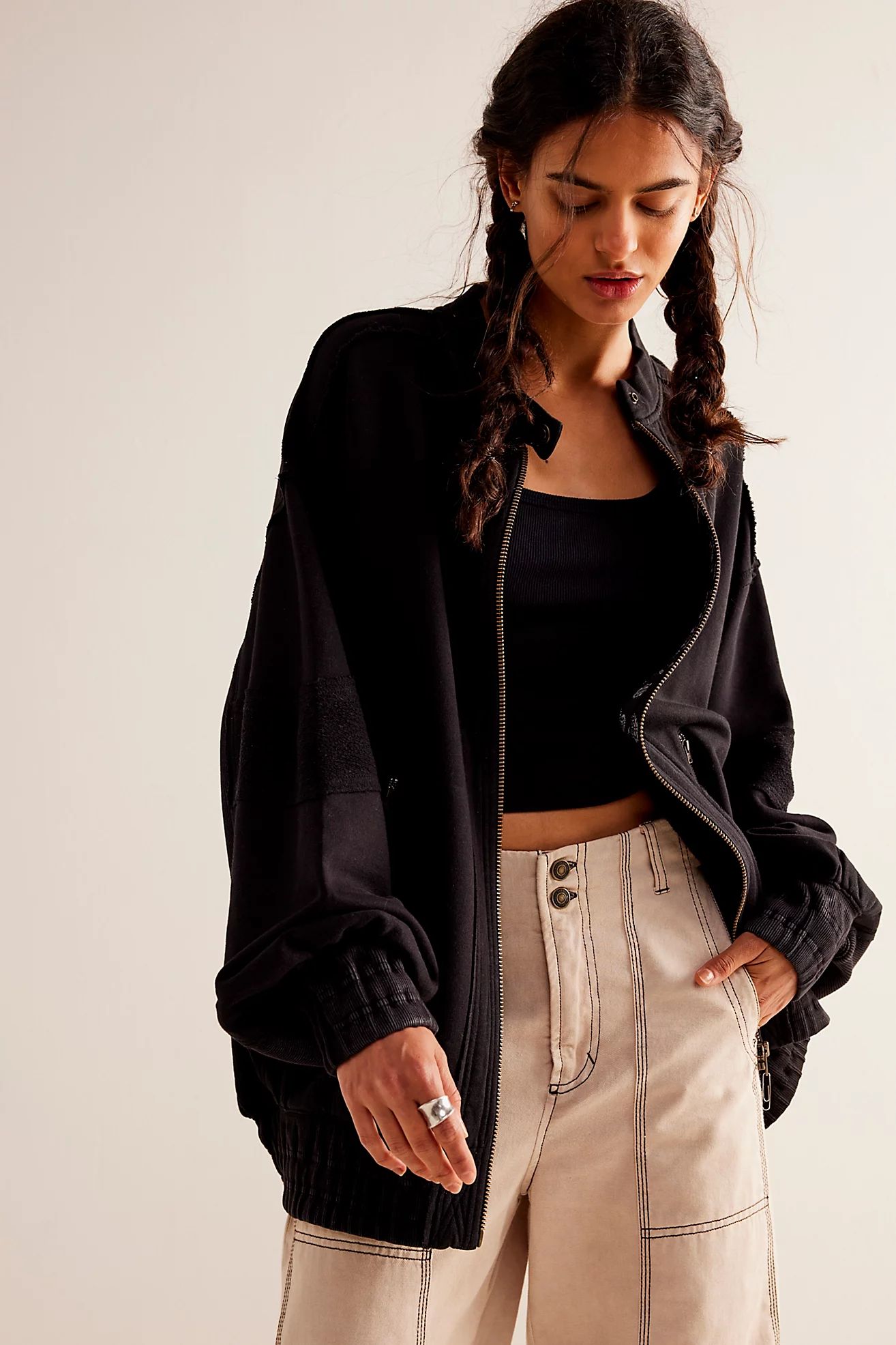 Lou Moto Zip Jacket | Free People (Global - UK&FR Excluded)