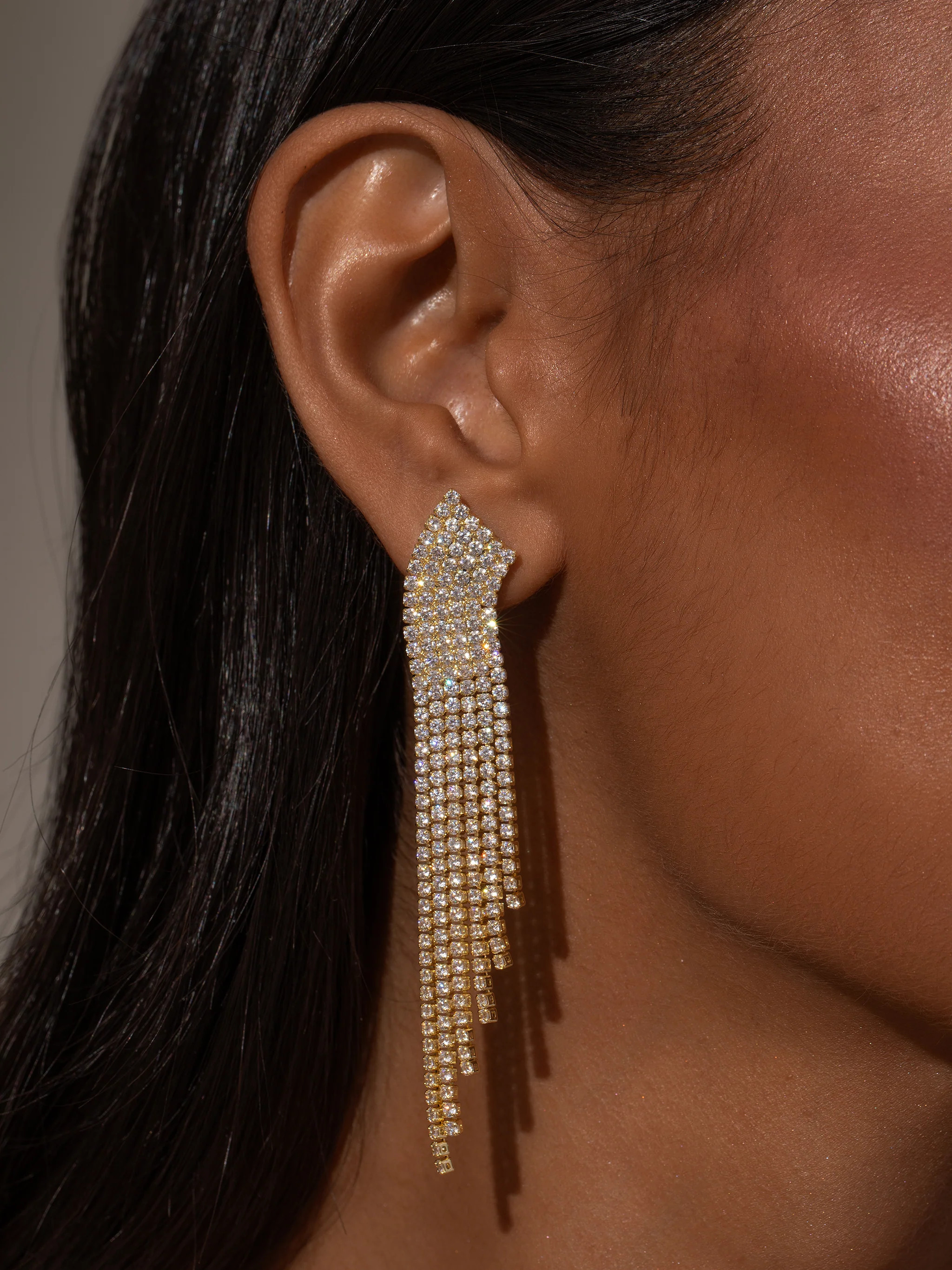 Up Late Pavé Statement Earrings | Shop.app