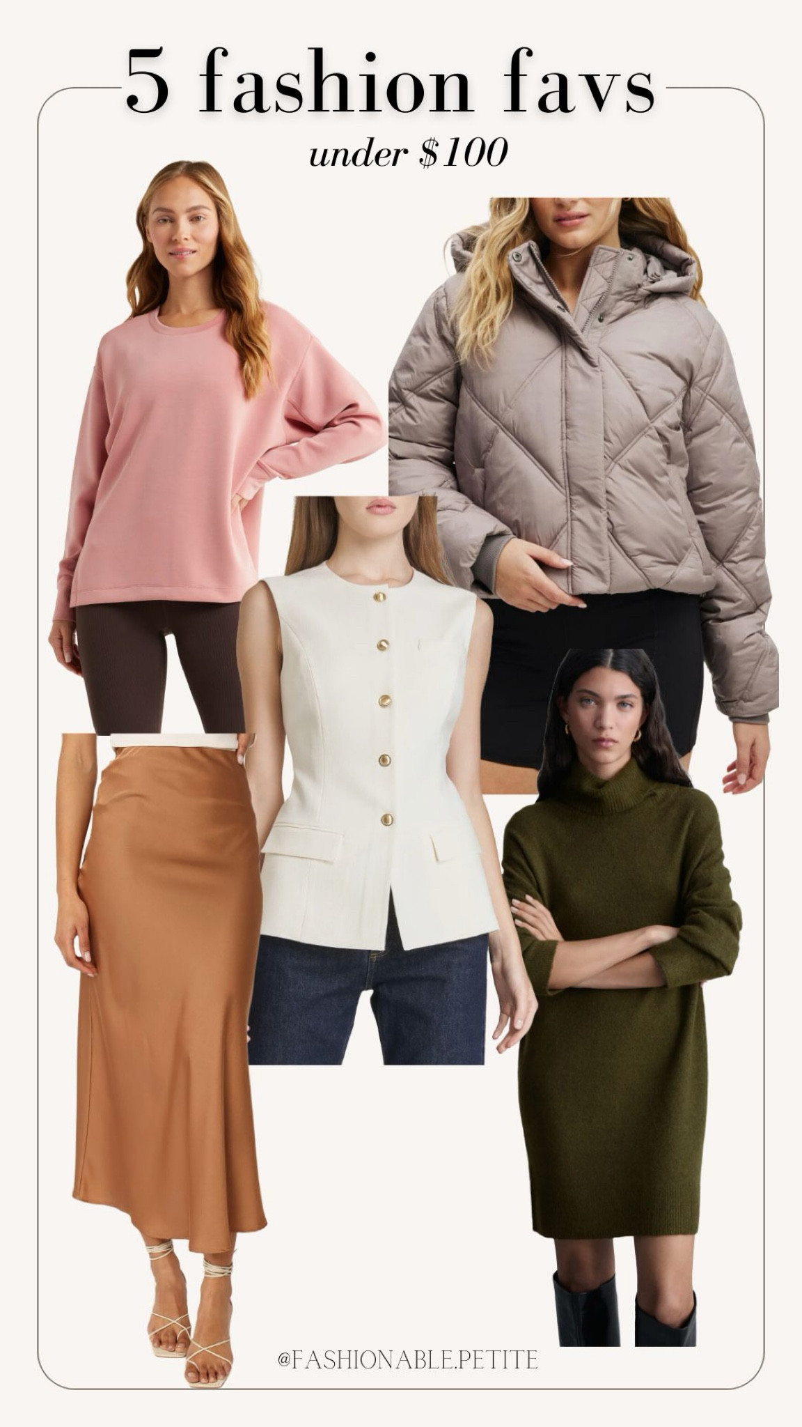 Five fashion favorites from Nordstrom! I love this slip skirt and button up vest for spring! 

Satin skirt, midi skirt, button up vest, Nordstrom, spring outfit 

#LTKFindsUnder100