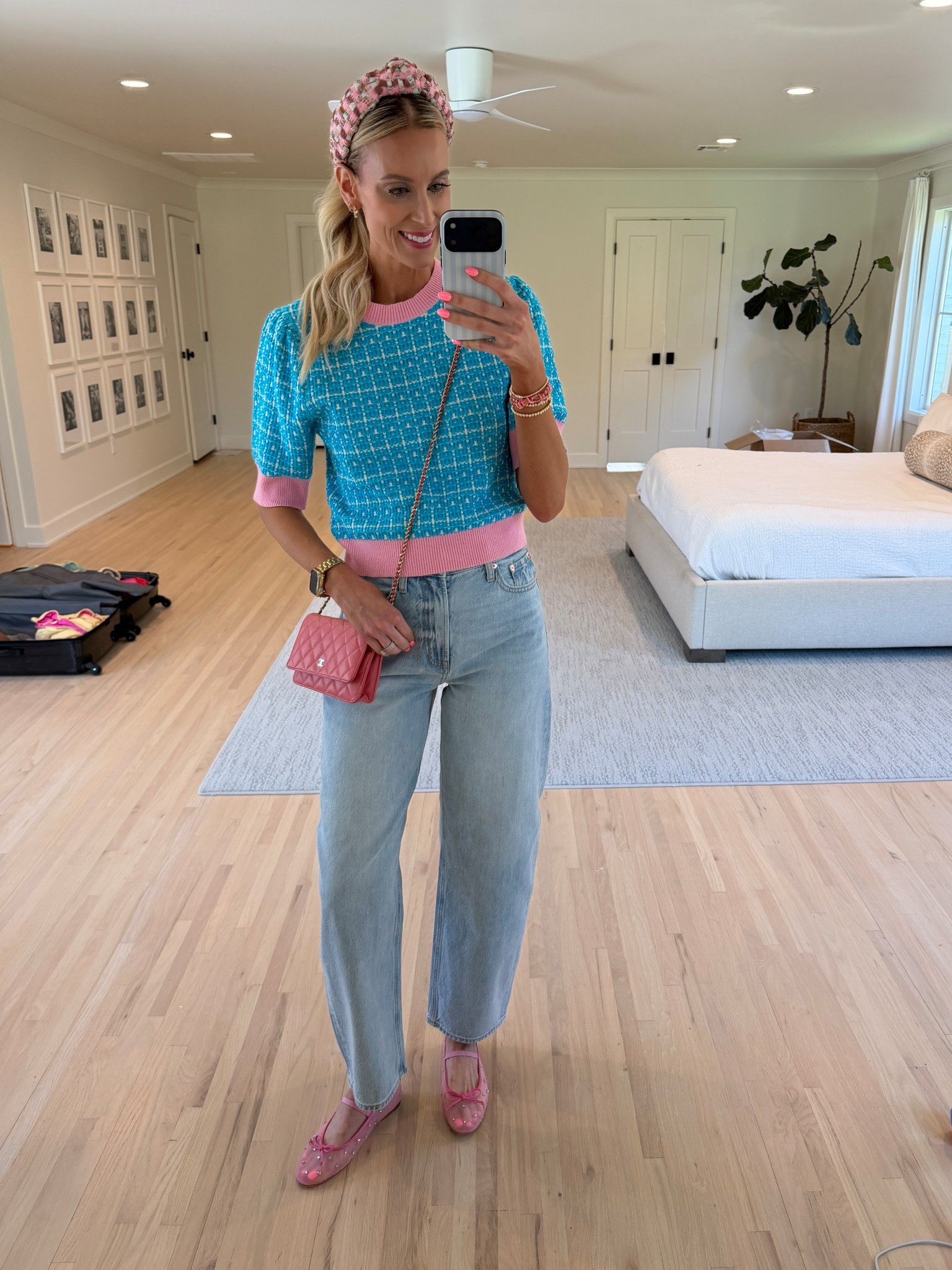 Love these barrel leg jeans from @Pistola Denim! My sweater is from @shopavara 