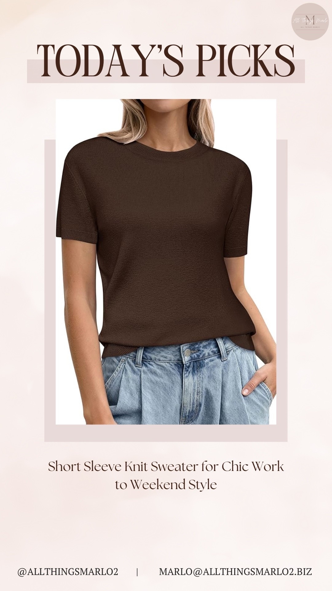 Short Sleeve Knit Sweater for Chic Work to Weekend Style

#LTKPetite #LTKspring #LTKTravel