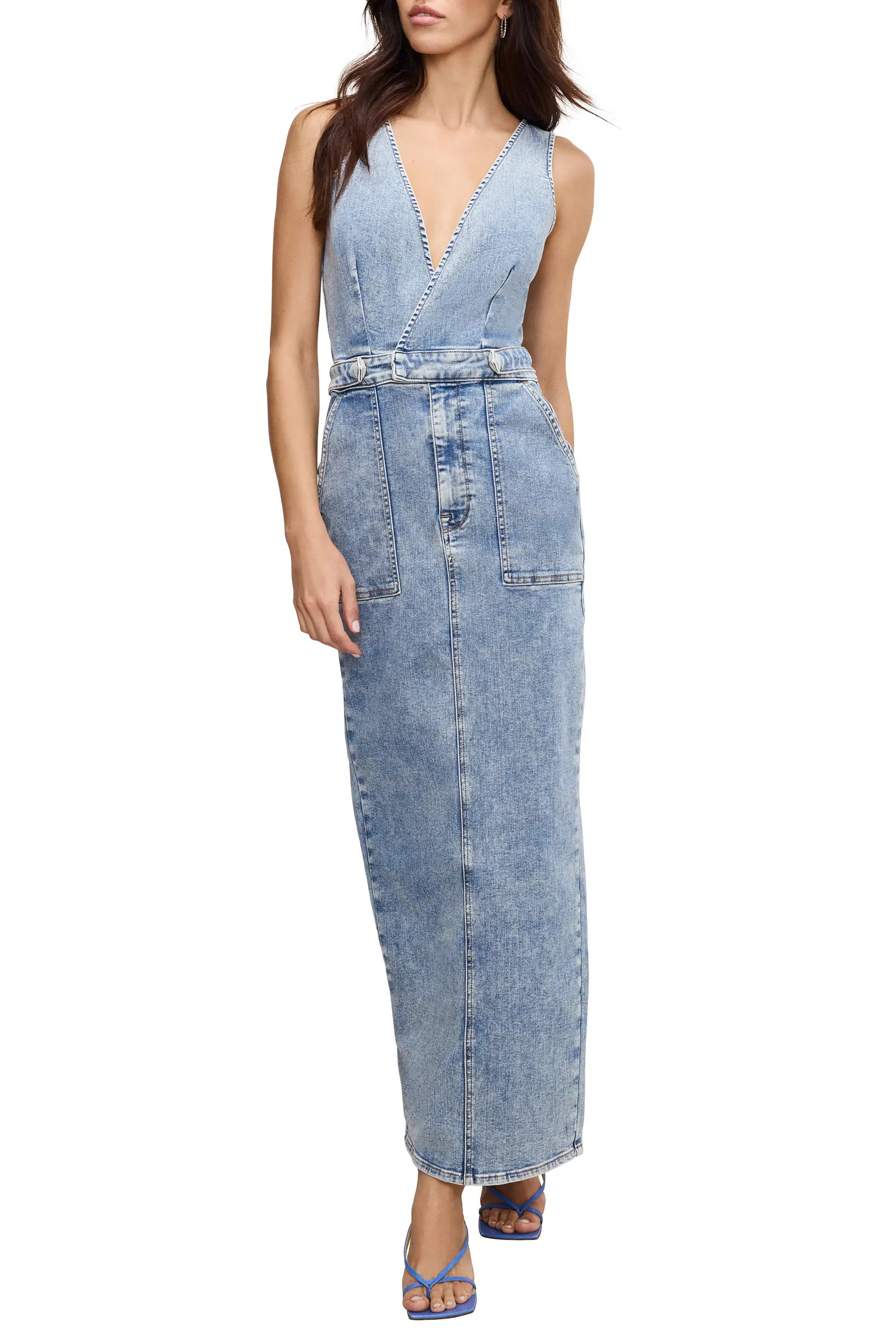 Fit For Success Denim Maxi Dress (Women) | Nordstromrack | Nordstrom Rack