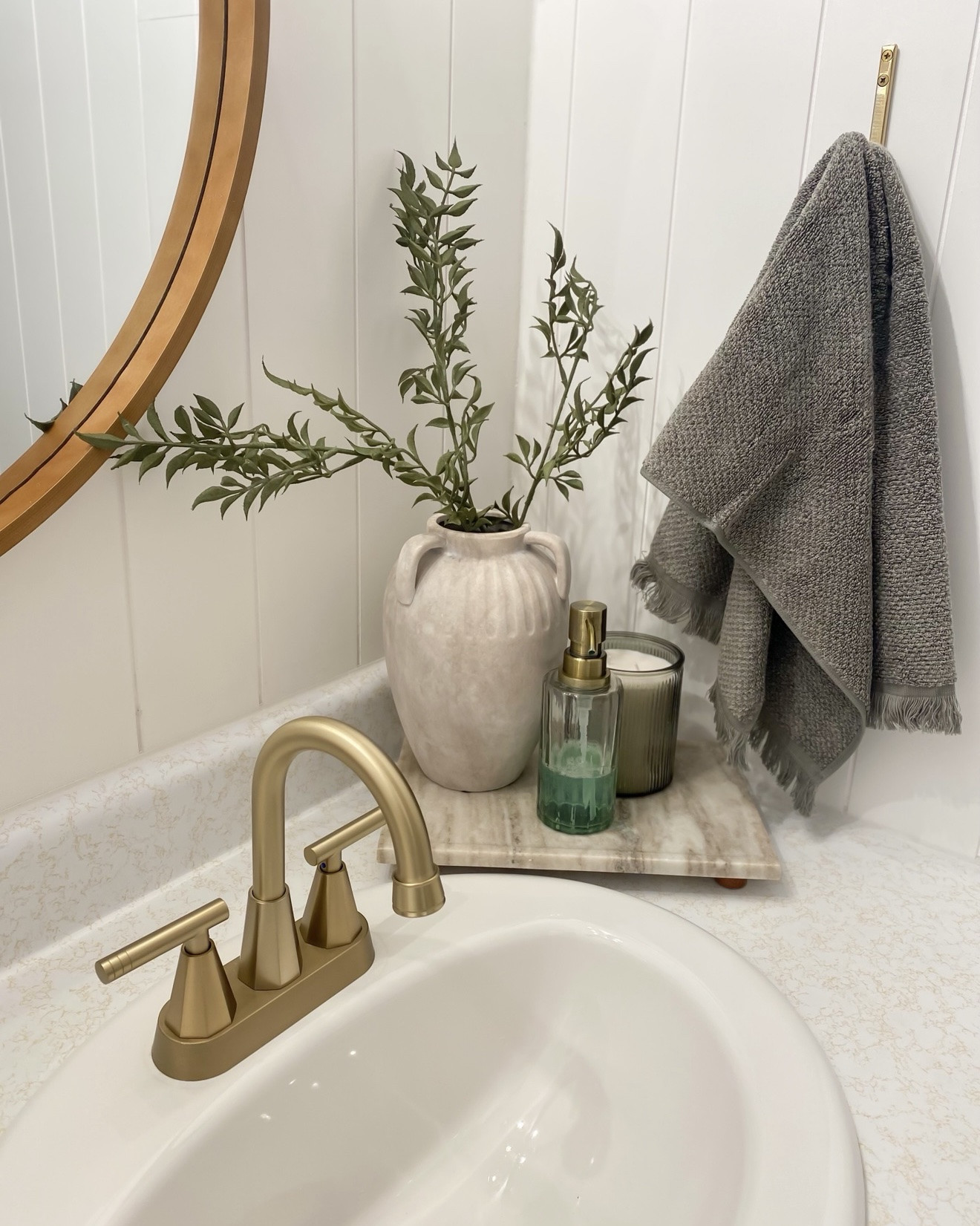 Spring Bathroom Refresh 😍

My sink faucet, my vintage runner and my brass gold knobs are my favorite amazon finds, the quality of each item is amazing and so affordable everything under $35

#LTKSaleAlert #LTKHome #LTKSeasonal