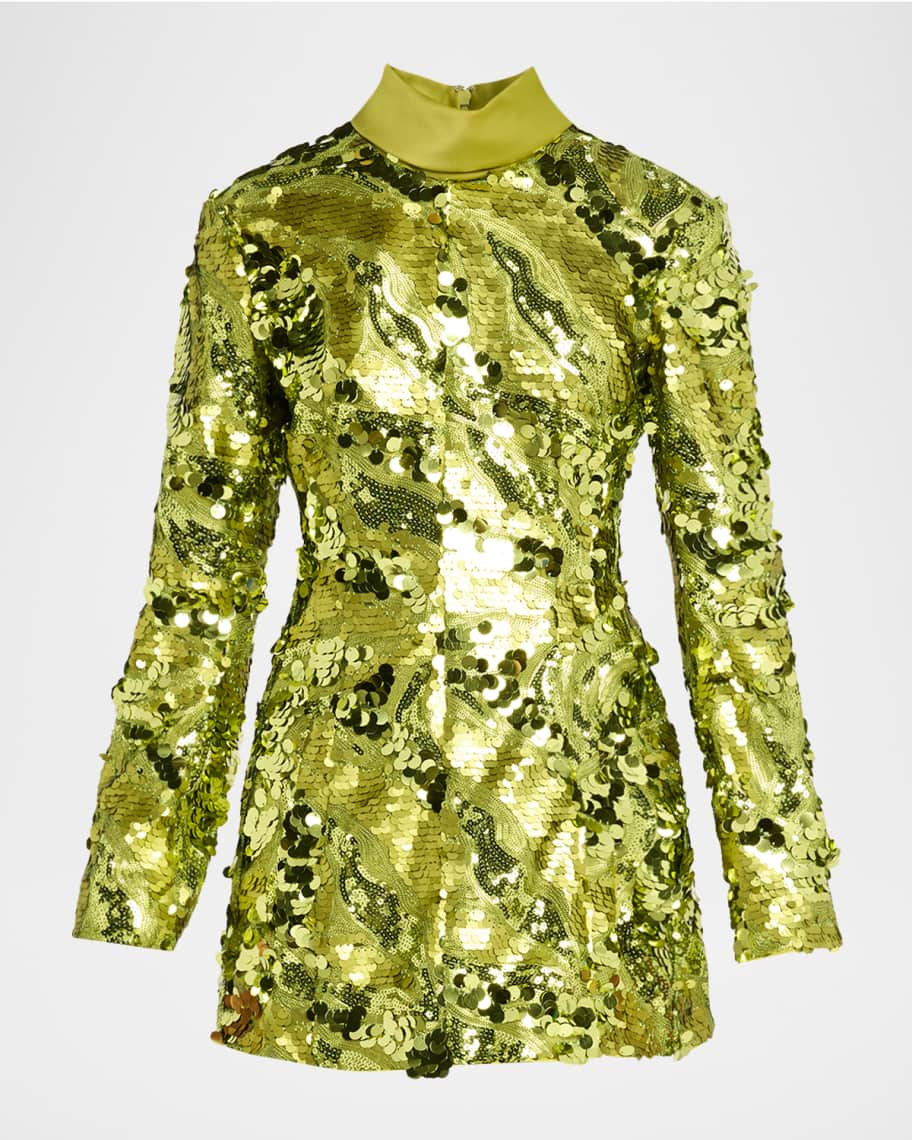 AKNVASWomen's ClothingAKNVAS DressesDressesAKNVASToni Sequined Mini Dress$895$626.50Starting at $... | Neiman Marcus