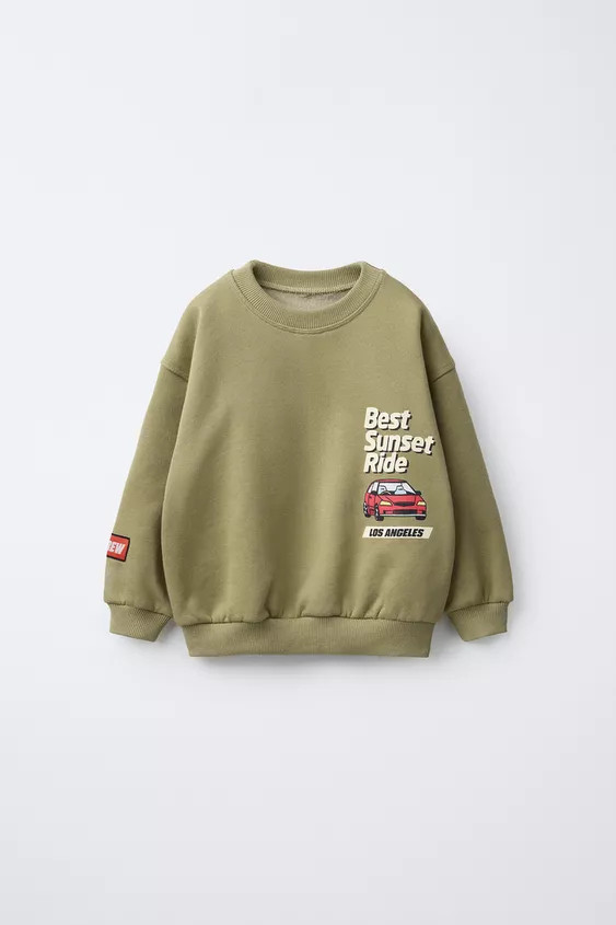 CAR PRINT SWEATSHIRT | Zara US