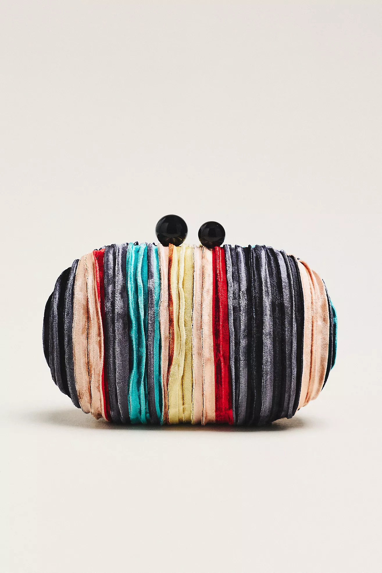 Maeve Multi Color Velvet Clutch | Anthropologie (US)