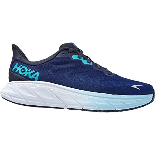 HOKA One Men's Sneaker, Outer Space Bellwether Blue, 9 | Amazon (US)