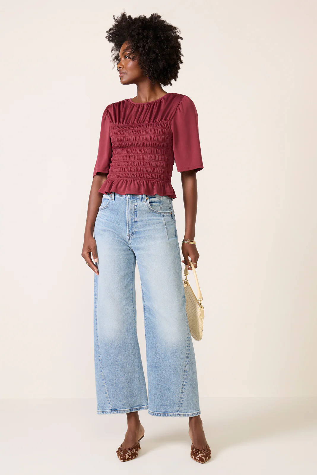 Landon Smocked Top | Evereve