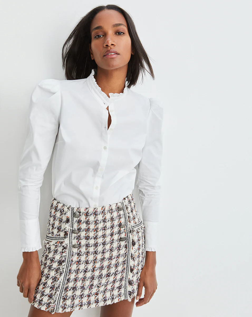 Holli Poplin Shirt | Veronica Beard