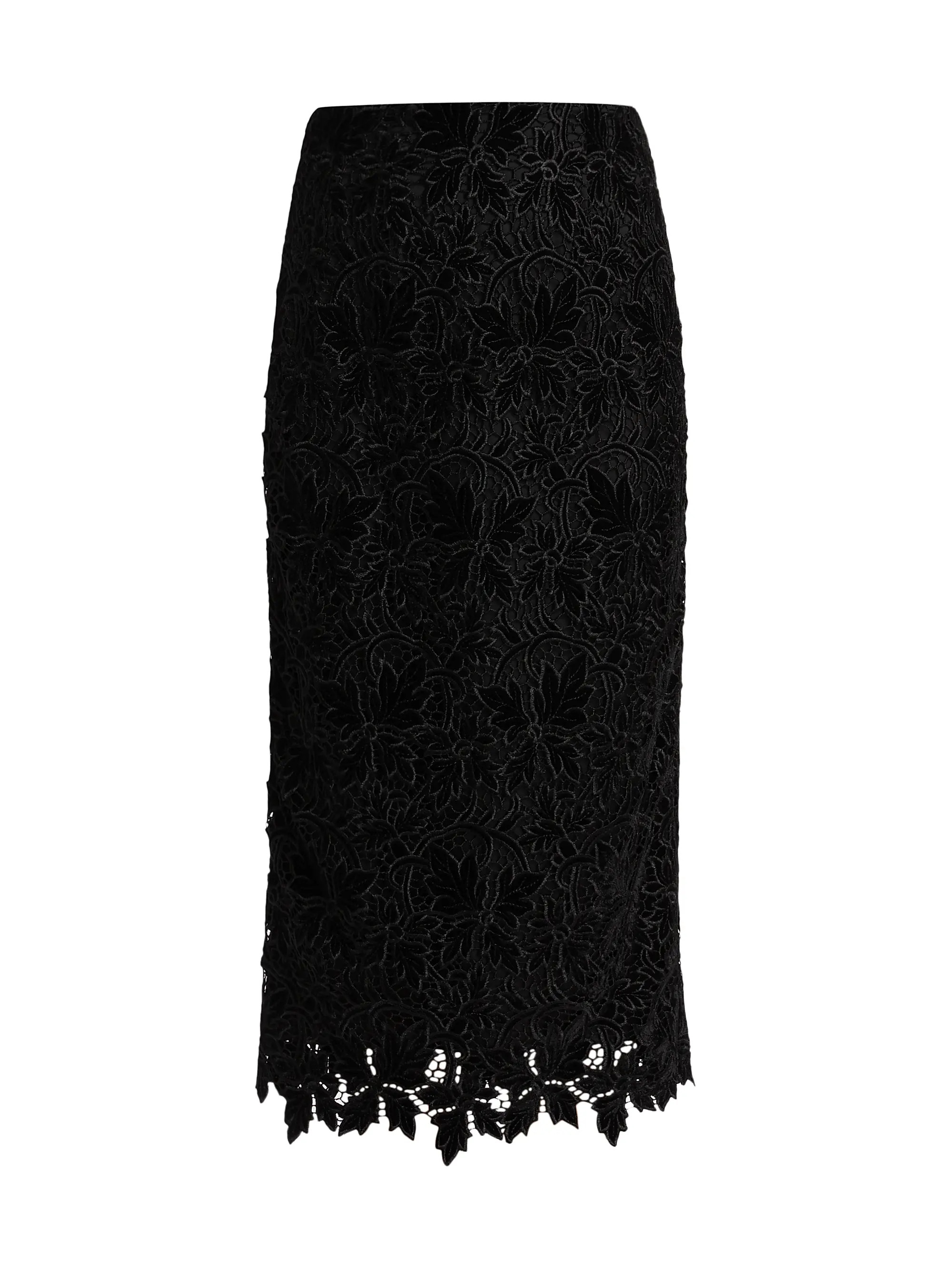 Sienna Floral Lace Midi-Skirt | Saks Fifth Avenue