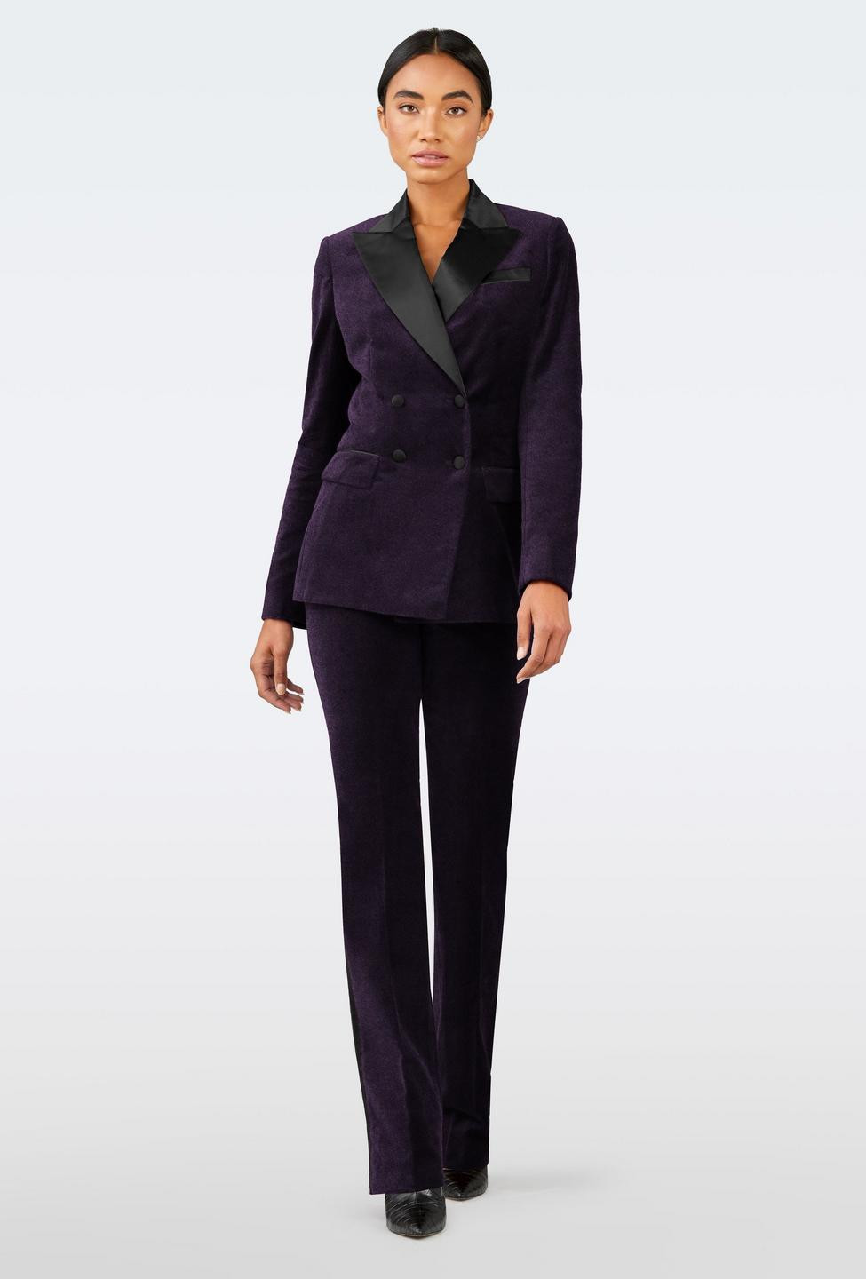 Harford Velvet Purple Tuxedo | Indochino