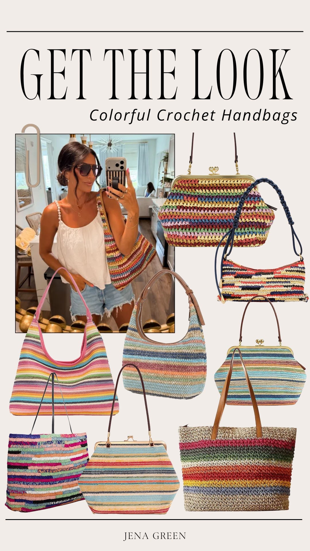 Get the Look Colorful Crochet Bags | Summer Bag a

#LTKootd #LTKSeasonal