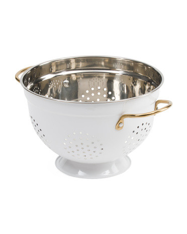 4.7qt Stainless Steel Colander | TJ Maxx