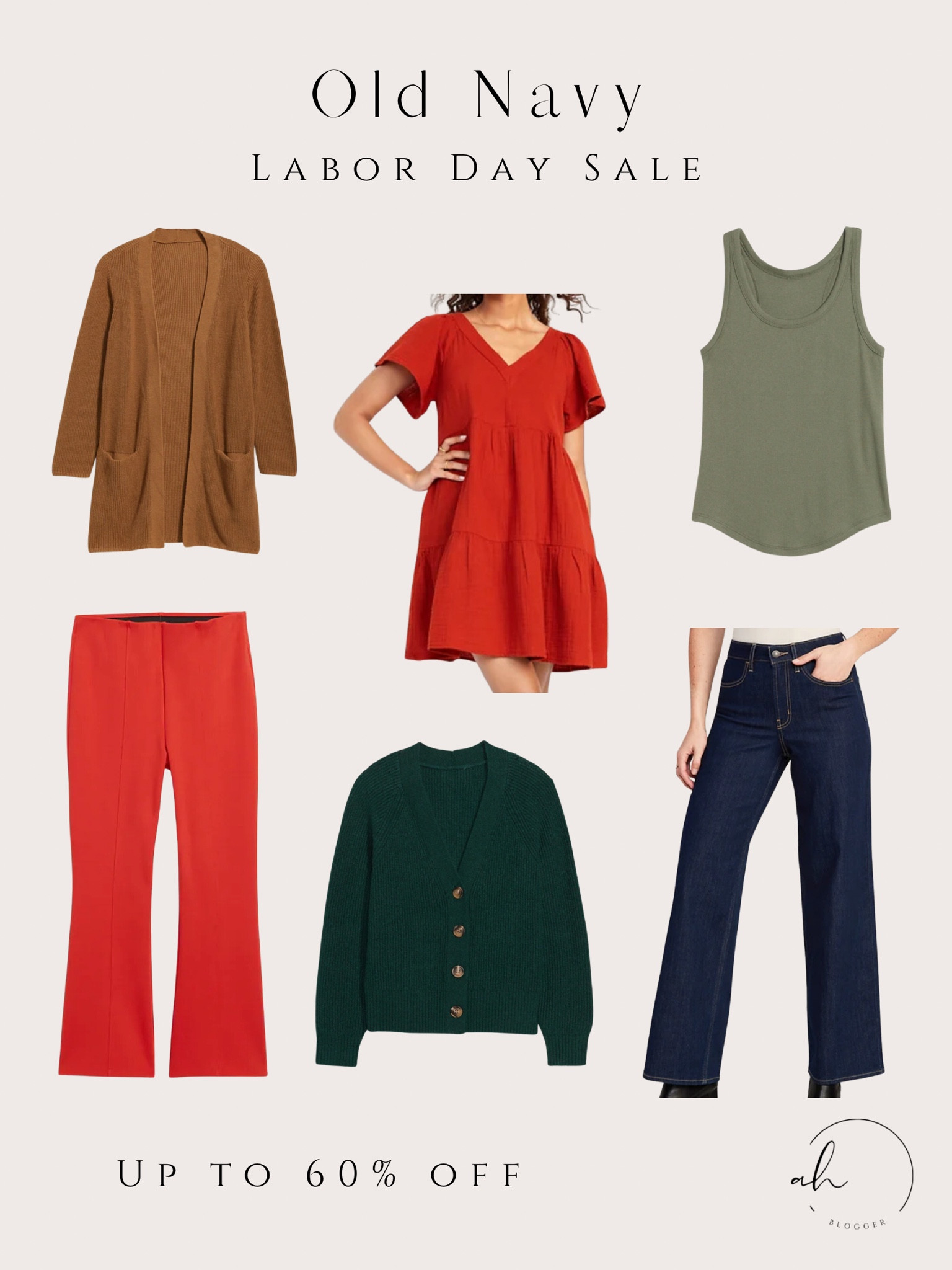 Old Navy Labor Day sale. 🇺🇸 Jenas, work pants, dress, tank, cardigan.
#ashleeshernandez #laborday #sale
#oldnavy

#LTKstyletip #LTKunder100 #LTKsalealert