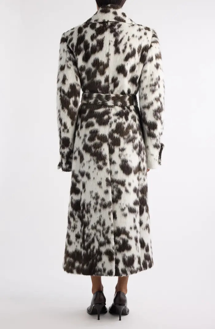 Dries Van Noten Rafaella Cow Print Faux Fur Jacket | Nordstrom | Nordstrom
