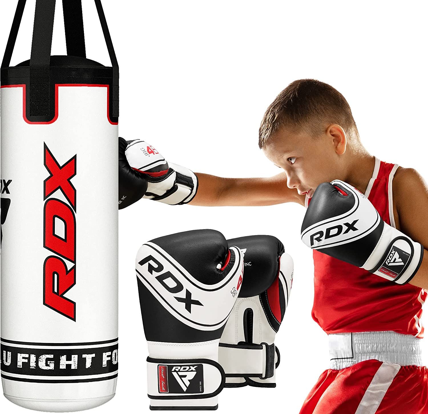 RDX Kids Punching Bag Unfilled Set Junior Set Kick Boxing 2FT Heavy MMA Training | Walmart (US)