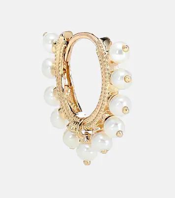 Eternity 14kt gold single earring with pearls | Mytheresa (FR)