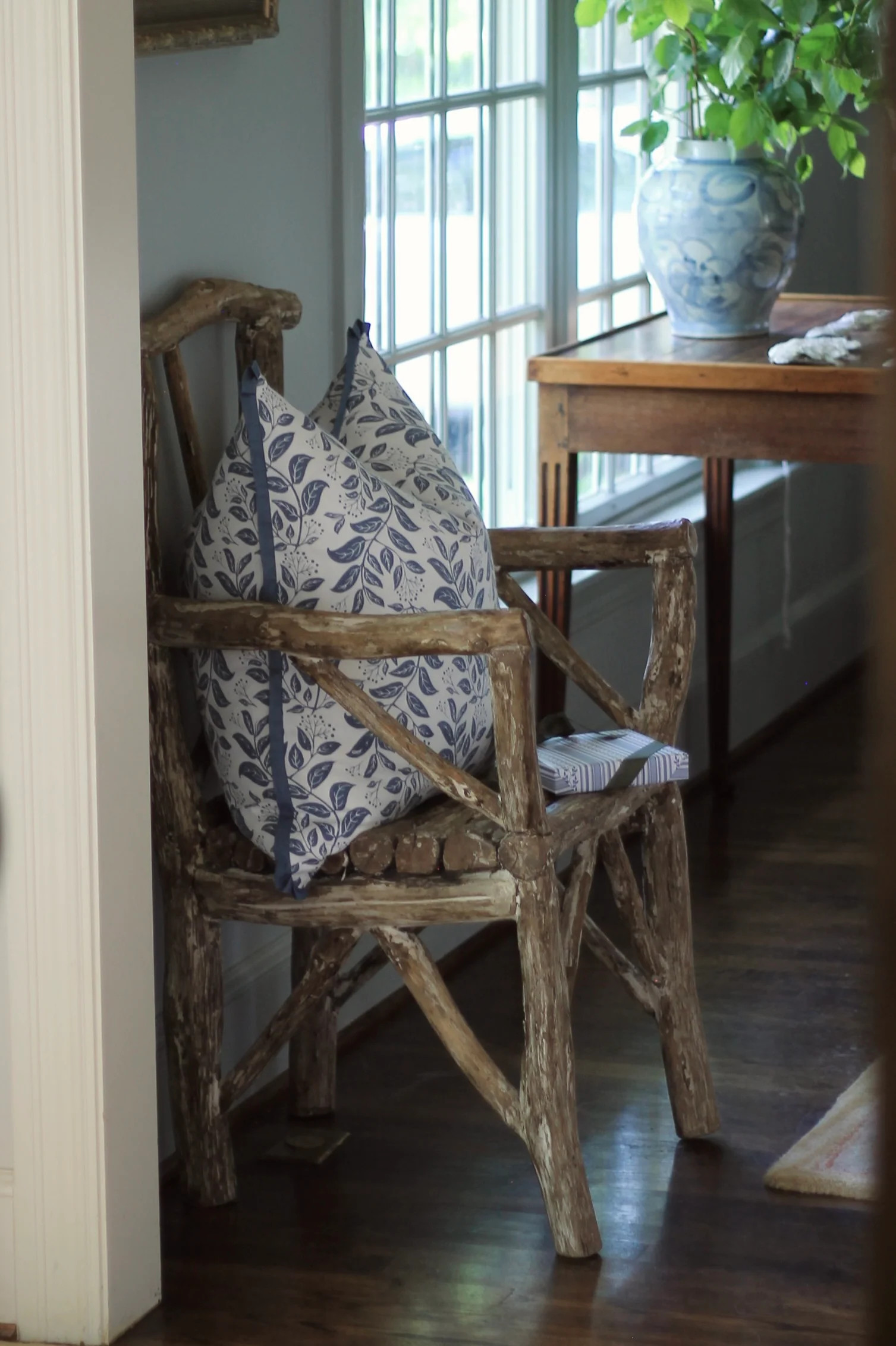 Privet Hedge Pillow Covers in Navy | 3 sizes | JSH Home Essentials