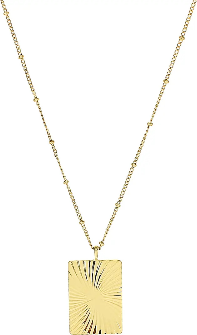 Starburst Rectangle Pendant Necklace | Nordstrom