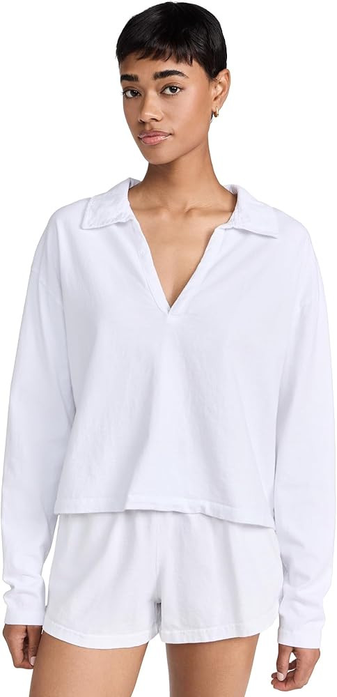 perfectwhitetee Women's Tennessee Jersey Collared Shirt | Amazon (US)