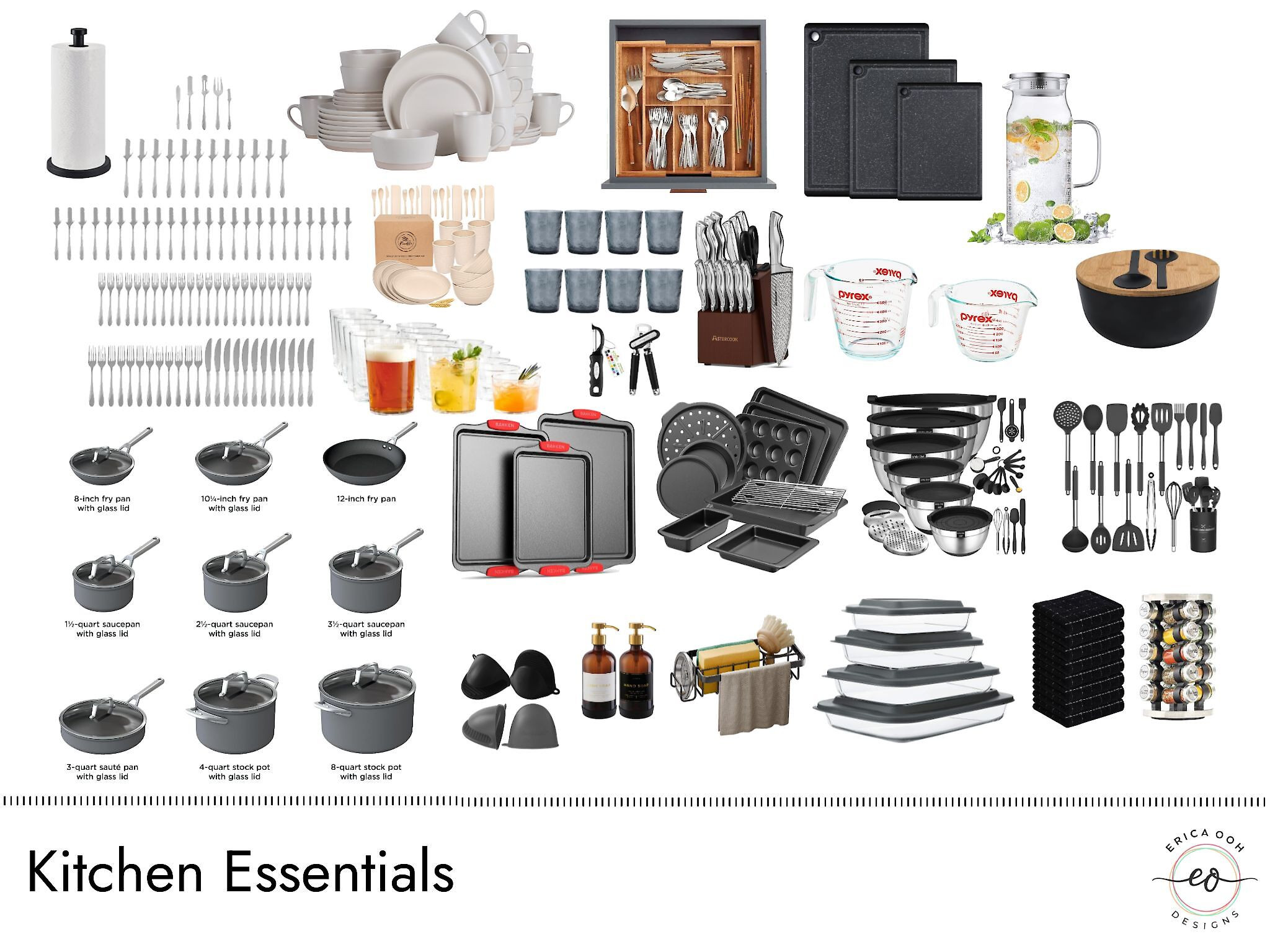 Setting up an Airbnb kitchen? Start here. A well-stocked, photo-worthy kitchen = higher guest satisfaction + more 5-star reviews. These are the exact kitchen essentials I recommend to my vacation rental design clients:

✔️ Cookware & bakeware that holds up to turnover
✔️ Sleek flatware and glassware
✔️ Versatile utensils + gadgets
✔️ Stylish serving pieces that photograph beautifully
✔️ Functional storage and spice rack for elevated guest experience

Pro tip: Stock the kitchen for 2x guest capacity — this keeps you covered between turnovers and reduces dishwashing stress. 

 #LTKHome