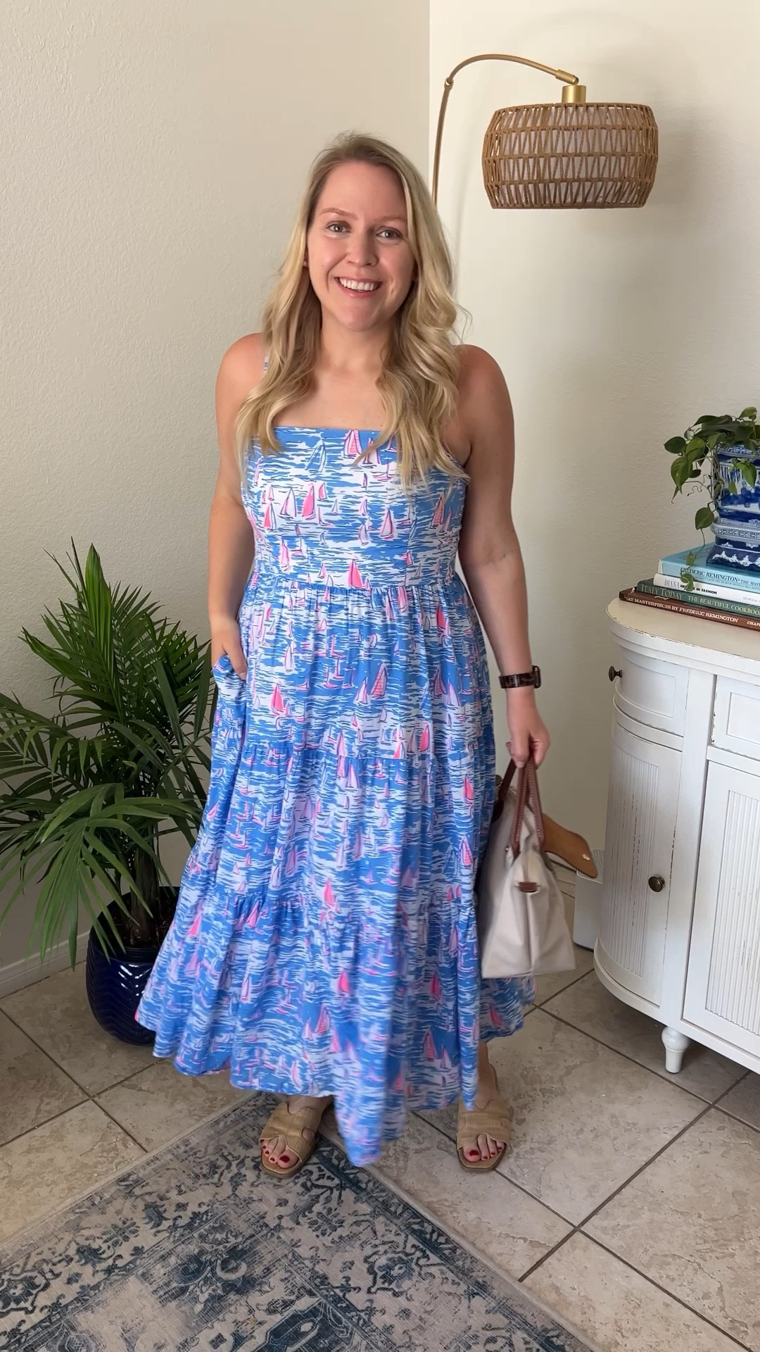 Comment LINKS to shop Day 4 of my 7 Days of Summer Outfits! You can also shop via my @shop.ltk - my username is laurenannereddington 

classic style • grandmillenial style • classic chic • casual style • casual outfit • casual chic • Lilly Pulitzer • maxi dress • summer outfit • baby shower outfit 

#LTKSeasonal #LTKFindsUnder100 #LTKStyleTip