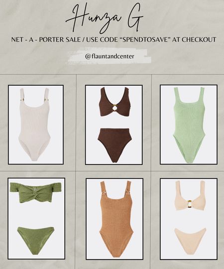 Hunza G swimsuit sale! Use code spendmore at checkout to save up to 25% off!

#LTKstyletip #LTKSale #LTKsalealert