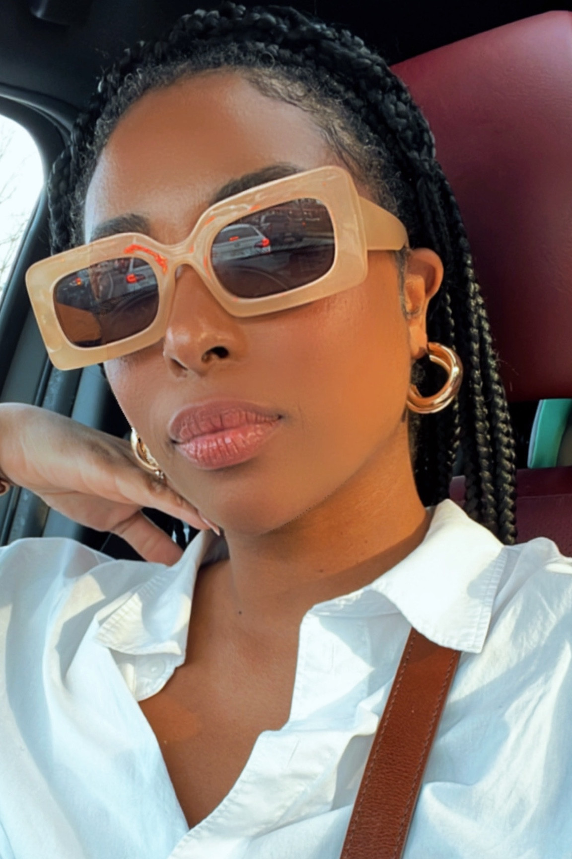 Rectangle sunglasses 

#LTKunder50 #LTKstyletip