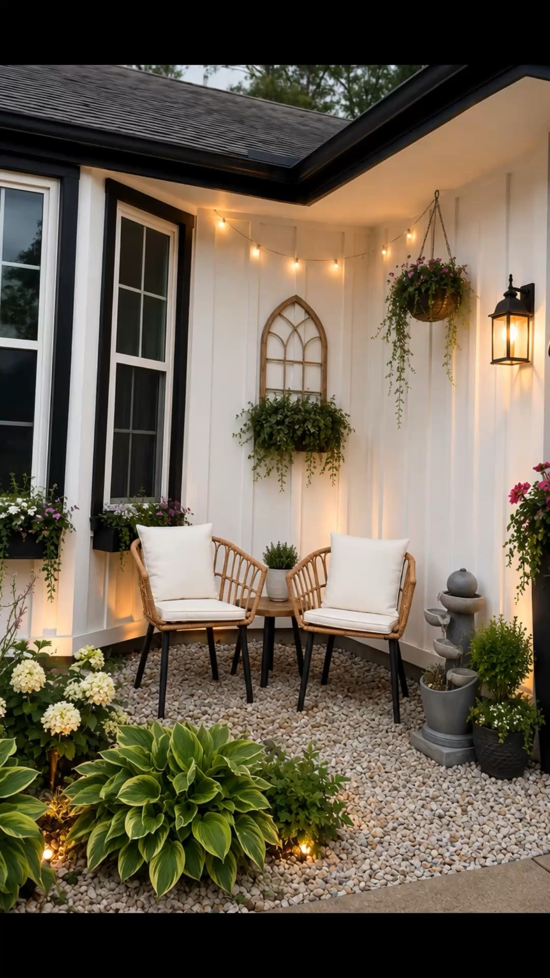 Cozy Outdoor Patio Corner Ideas for a Relaxing Backyard Retreat

Transform a small outdoor space into the ultimate cozy patio retreat with warm lighting, beautiful greenery, and modern farmhouse decor. This charming bistro set setup is perfect for relaxing evenings, morning coffee, birdwatching, or creating a peaceful backyard oasis. I love how the neutral tones, hanging plants, lantern lighting, and natural textures make this tiny patio feel so inviting and elevated. Perfect inspiration for small patio decorating ideas, outdoor seating areas, cottage-style landscaping, and cozy backyard makeovers.

#outdoorliving #patiodecor #backyardideas #cozypatio #modernfarmhouse #outdoorinspo #gardeninspiration #smallpatioideas #backyarddecor #outdoorstyling #bistroset #gardenideas #cozyhome #frontporchdecor #backyardoasis #homedecorideas #outdoorfurniture #landscapingideas #gardenstyle #sparkdazzle #ad #affiliate