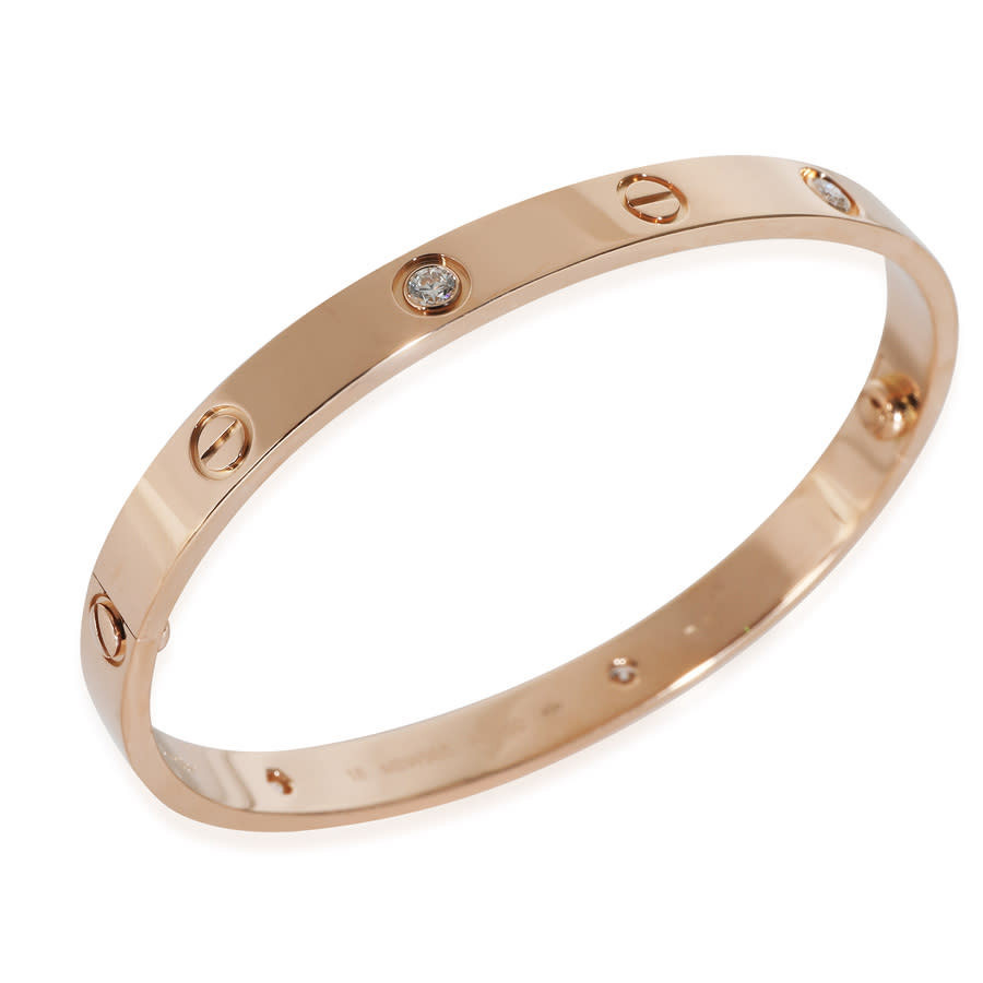 Pre-Owned Cartier Love Bracelet, Diamonds (Rose Gold) | Jomashop.com & JomaDeals.com