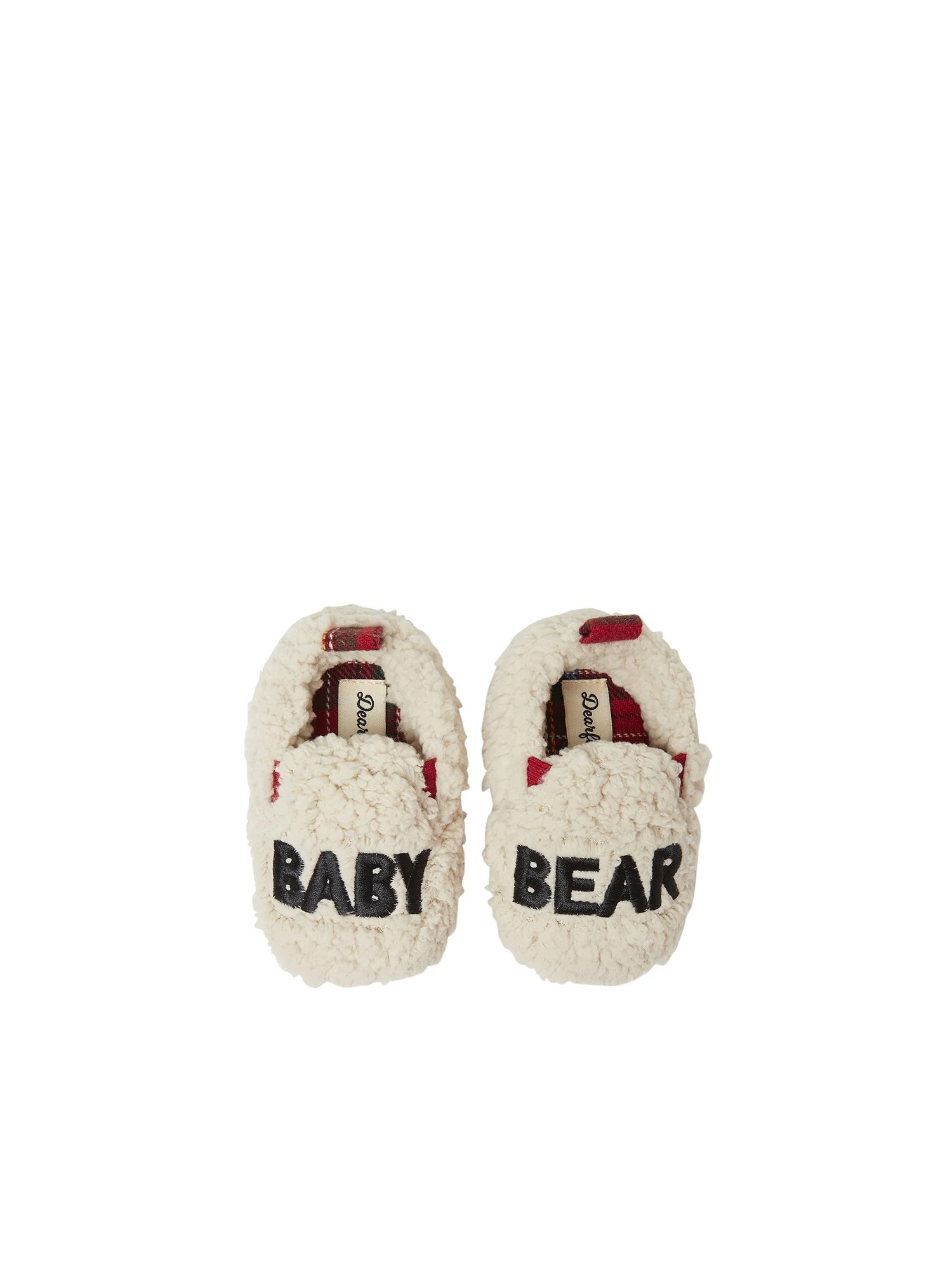 Dearfoams Kid's Baby Bear Faux Shearling Closed Back Slipper | Walmart (US)