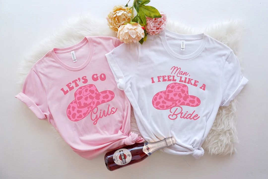 Bachelorette Party Shirts Man I Feel Like A Bride Bridal - Etsy | Etsy (US)