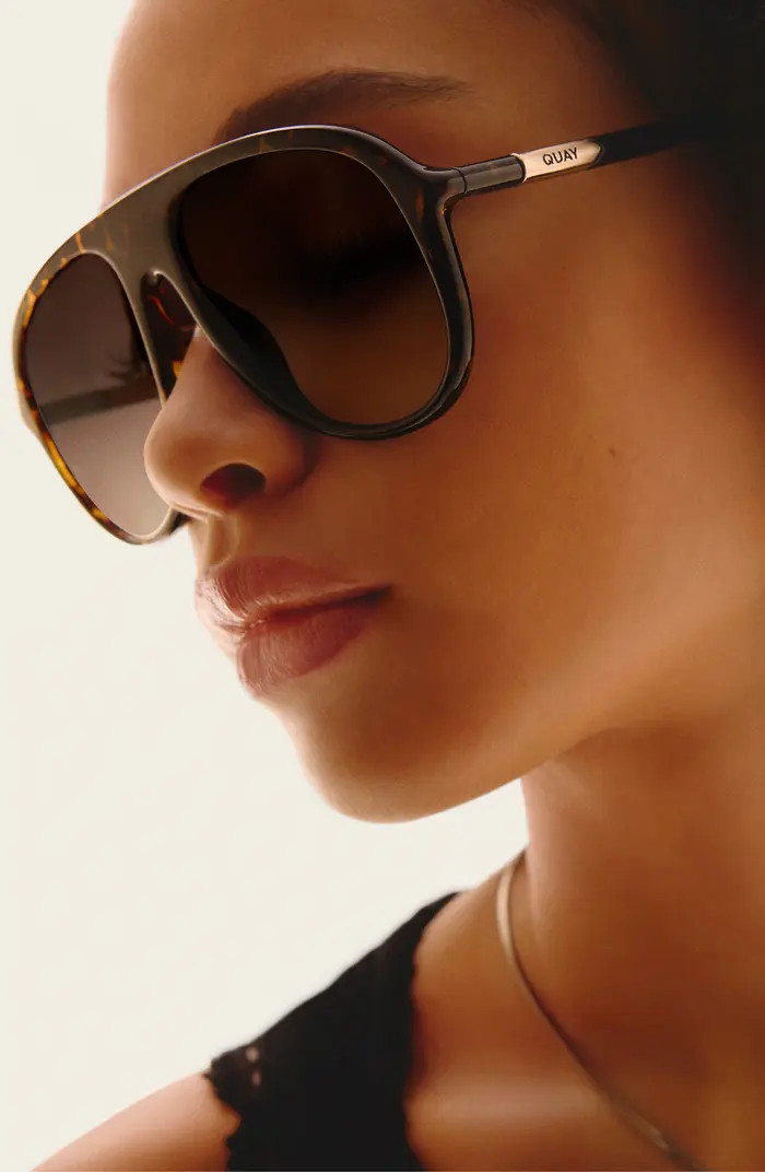 Chart Topper 54mm Aviator Sunglasses | Nordstrom